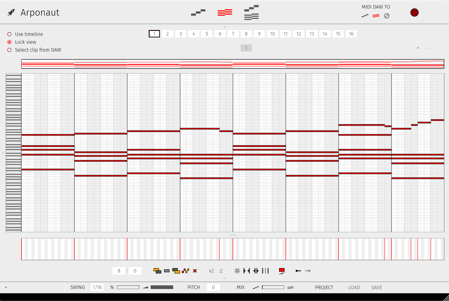 Arponaut interface screenshot 3